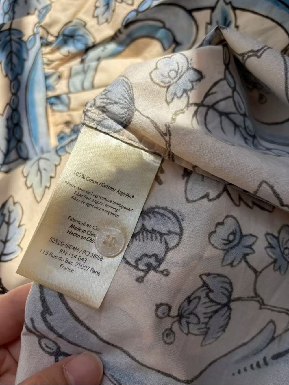 Sezane Antoinette Poisson HILLIS Blouse, S M L - Picture 6 of 8